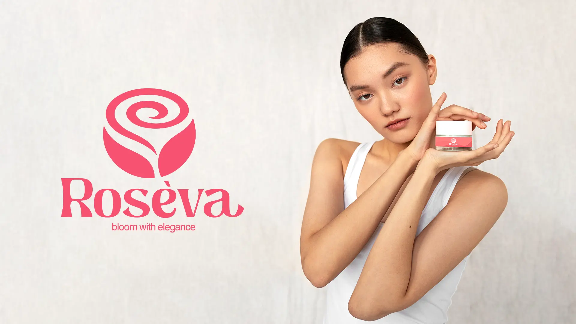 Roseva Skincare Brand Identity