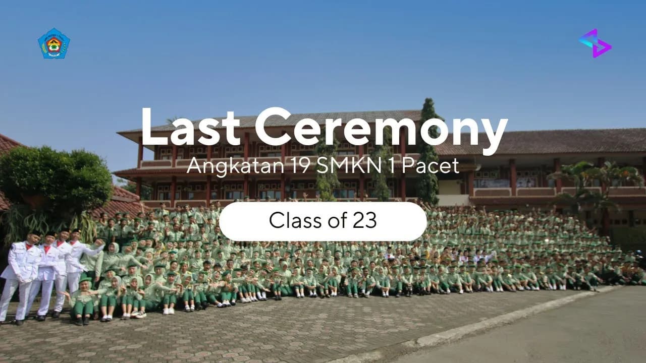 LAST CEREMONY - 12TH GRADE SMKN 1 PACET 2023
